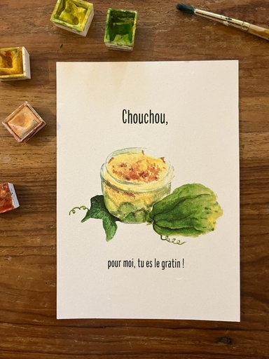[3336] CARTE POSTALE TOI MON AMOUR - LE GRATIN 