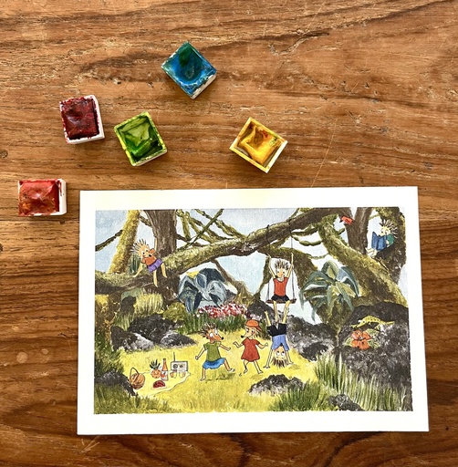 [4456] CARTE POSTALE - LE PIQUE NIQUE DES TANGUES