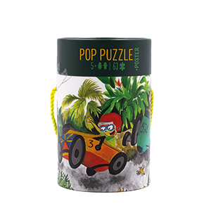 [1523] PUZZLE LA COURSE 63 PIÈCES