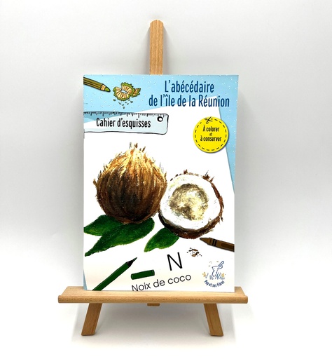 [6351] CAHIER D'ESQUISSES - ABÉCÉDAIRE DE LA RÉUNION