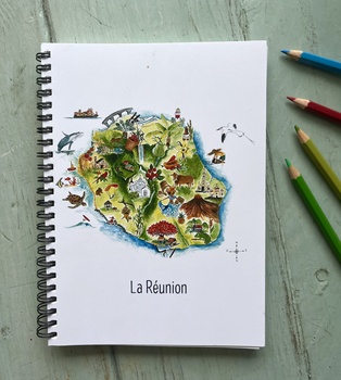 CARNET DE NOTES - LA CARTE DE L'ÎLE